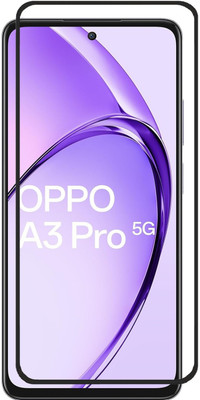DSCASE Edge To Edge Tempered Glass for OPPO A3 Pro 5G, OPPO A3 Pro(Pack of 1)