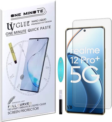 VISHRN CASES Edge To Edge Tempered Glass for Realme 12 Pro Plus 5G, Realme 12 Pro Plus,Realme 12 Pro +(Pack of 1)