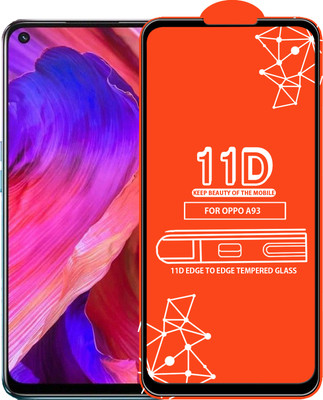 Roxel Edge To Edge Tempered Glass for Oppo A93(Pack of 1)