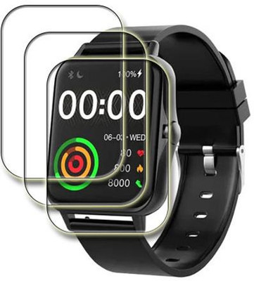 MUTAALI Tempered Glass Guard for Aqfit W12 smart watch(Pack of 3)