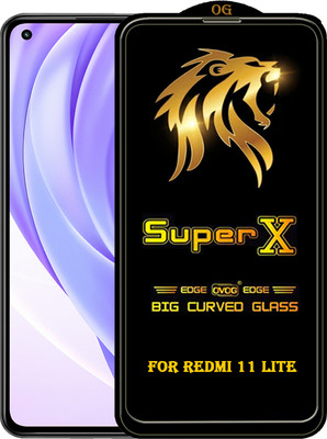 PFOAM Edge To Edge Tempered Glass for REDMI 11 LITE(Pack of 1)
