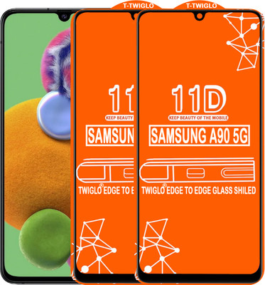 TWIGLO Edge To Edge Tempered Glass for SAMSUNG A90 5G(Pack of 2)