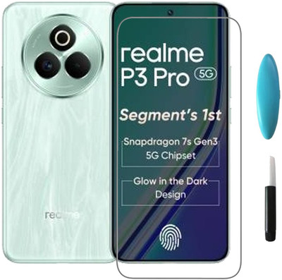 DSCASE Edge To Edge Tempered Glass for realme P3 Pro 5G(Pack of 1)
