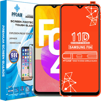 PFOAM Edge To Edge Tempered Glass for SAMSUNG GALAXY F04(Pack of 1)