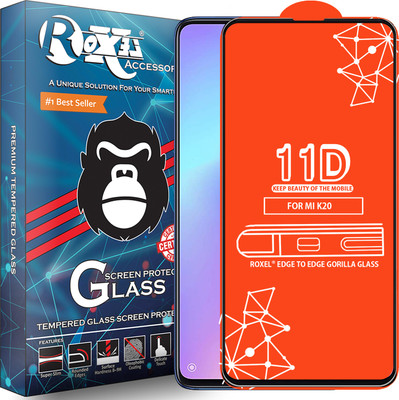 Roxel Edge To Edge Tempered Glass for Mi K20(Pack of 1)