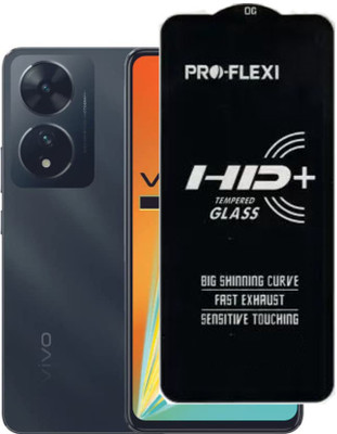 SM Styles Edge To Edge Tempered Glass for Vivo T2 5G(Pack of 1)
