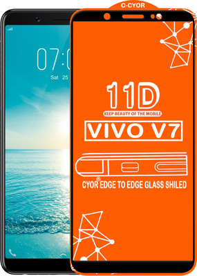 CYOR Edge To Edge Tempered Glass for VIVO V7(Pack of 1)
