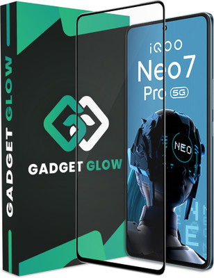 Gadget Glow Edge To Edge Tempered Glass for iQOO Neo 7 Pro 5G, Neo 7 Pro, iQOO Neo 7 5G, Neo 7 5G, iQOO 9T 5G, iQOO 11 5G(Pack of 1)