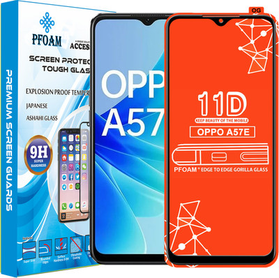 PFOAM Edge To Edge Tempered Glass for OPPO A57E(Pack of 1)