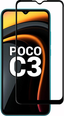 Flipkart SmartBuy Edge To Edge Tempered Glass for POCO C3(Pack of 1)