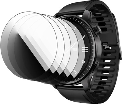 HIDEOUS Edge To Edge Tempered Glass for boAt Ultima Prime Smartwatch(Pack of 5)