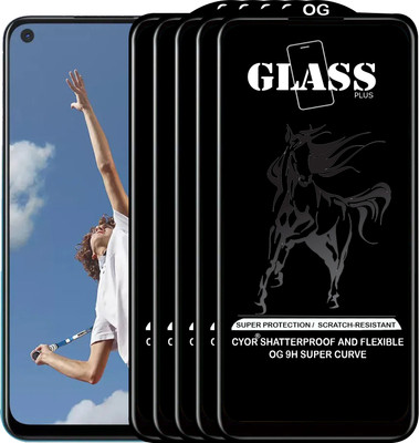 CYOR Edge To Edge Tempered Glass for OPPO A72(Pack of 5)