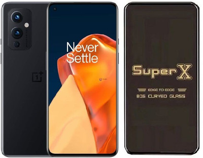 Obstinate Edge To Edge Tempered Glass for OnePlus 9 5G, DelhiGear Glass, Screen Protector, Tempered Glass, Screen Guard, Mobile Glass(Pack of 1)