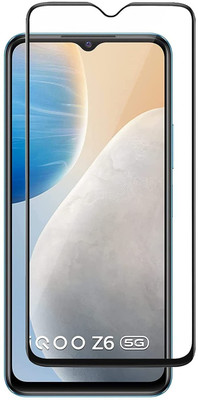 INT Edge To Edge Tempered Glass for iQOO Z3 5G / iQOO Z6 5G(Pack of 1)