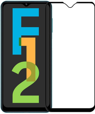 DMJHP Edge To Edge Tempered Glass for Samsung Galaxy F12(Pack of 1)