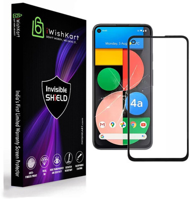 iWishKart Edge To Edge Tempered Glass for Pixel 4a 5G, Pixel 4a, Vis_pk2, Military grade Edge to Edge gorilla glass(Pack of 1)