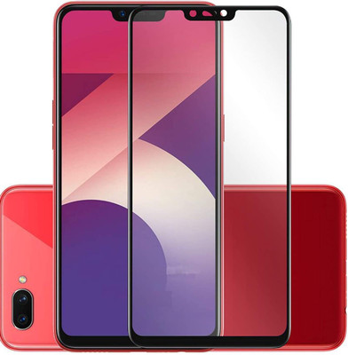 CVWOAKS Edge To Edge Tempered Glass for OPPO A5, Oppo A3s(Pack of 1)