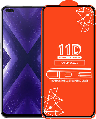 Roxel Edge To Edge Tempered Glass for Oppo A92S(Pack of 1)