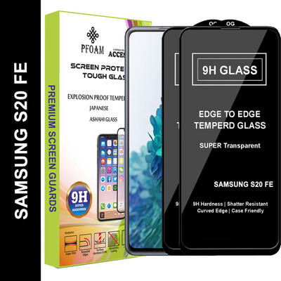 PFOAM Edge To Edge Tempered Glass for SAMSUNG GALAXY S20 FE(Pack of 2)