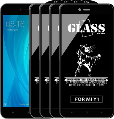 Qyist Edge To Edge Tempered Glass for Mi Redmi Y1(Pack of 4)