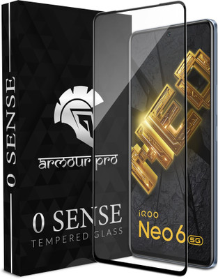 ArmourPro Edge To Edge Tempered Glass for iQOO Neo 6 5G, Neo 6 5G, iQOO 9 SE 5G, 0 Sense Ultra Thin Glass(Pack of 1)