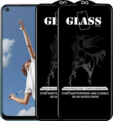 CYOR Edge To Edge Tempered Glass for OPPO A72(Pack of 2)