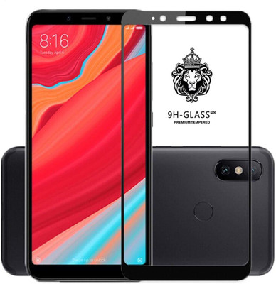 NaturalBuy Edge To Edge Tempered Glass for Xiaomi Redmi Y2-(11D) with Edge to Edge Coverage and Easy Installation kit,Black - Black [9H Gorilla] [Free Cleaning Kit Included](Pack of 1)