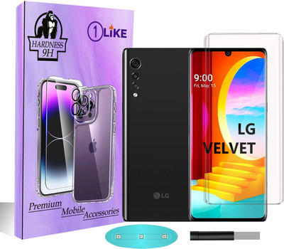 OneLike Edge To Edge Tempered Glass for Lg Velvet(Pack of 1)