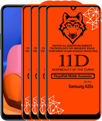 CRodible Edge To Edge Tempered Glass for Samsung Galaxy A20s(Pack of 4)