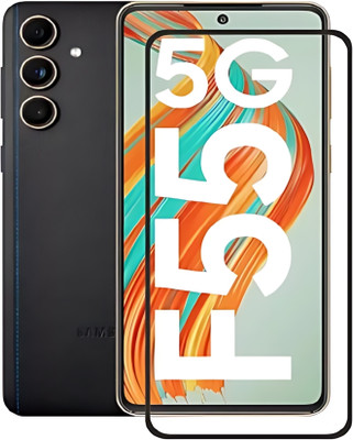 Skyforce Edge To Edge Tempered Glass for Samsung Galaxy F55 5G, Samsung Galaxy F55, Samsung F55 5G, Samsung F55, Samsung Galaxy M55 5G, Samsung Galaxy M55, Samsung M55 5G, Samsung M55(Pack of 1) Skyforce Edge To Edge Tempered Glass for Samsung Galaxy F55 5G, Samsung Galaxy F55, Samsung F55 5G, Samsung F55, Samsung Galaxy M55 5G, Samsung Galaxy M55, Samsung M55 5G, Samsung M55(Pack of 1)