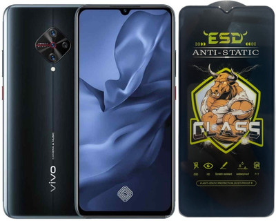 Resolute Edge To Edge Tempered Glass for Vivo S1 Pro, ESD Tempered Glass, ESD Screen Protector, Anti Static, Screen Protector(Pack of 1)