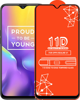Qyist Edge To Edge Tempered Glass for Realme U1(Pack of 1)