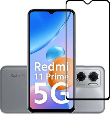 9H Edge To Edge Tempered Glass for Xiaomi Redmi 11 Prime 5G-[9H Hardness Rating](Pack of 1)