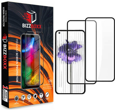 BizzBoxx Edge To Edge Screen Guard for Nothing Phone (1) *NeoShield*Tempered Glass/Full Screen Coverage-Edge to Edge/9H, Nothing Phone 1, Nothing Phone One(Pack of 2)