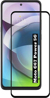 O2MG Edge To Edge Tempered Glass for Moto g67 power 5G(Pack of 1)