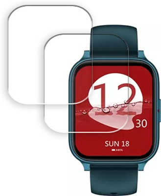 SOMTONE Edge To Edge Tempered Glass for Vikfit2 smartwatch 1.69 inch SMARTWATCH SCREEN GUARD(Pack of 2)
