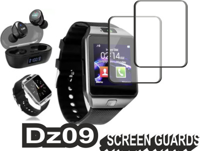JSGROWITTECH Edge To Edge Tempered Glass for DZ09 Bluetooth Smartwatch,SCREEN GUARD(Pack of 2)