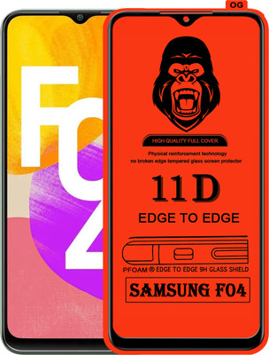 Laxdom Edge To Edge Tempered Glass for SAMSUNG GALAXY F04(Pack of 1)