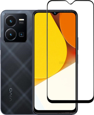 DSCASE Edge To Edge Tempered Glass for VIVO Y35, Vivo y35(Pack of 1)