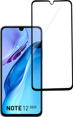 HUPSHY Edge To Edge Tempered Glass for Infinix Note 12 2023(Pack of 1)