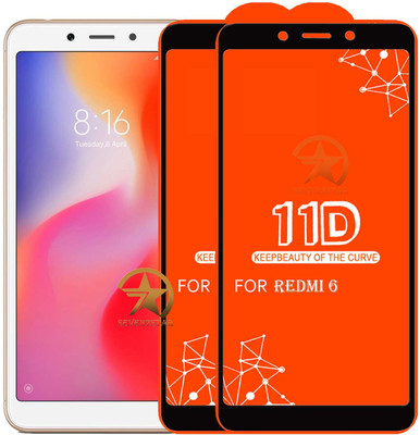 HQ Protection Edge To Edge Tempered Glass for Mi Redmi 6(Pack of 2)