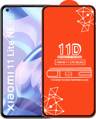 Roxel Edge To Edge Tempered Glass for Mi 11 Lite Ne(5G)(Pack of 1)