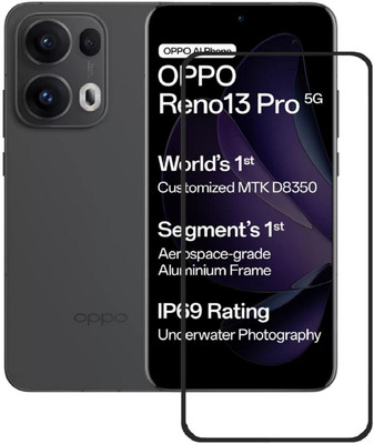 Flipkart SmartBuy Edge To Edge Tempered Glass for OPPO Reno13 Pro 5G, OPPO Reno 13 Pro 5G(Pack of 1)