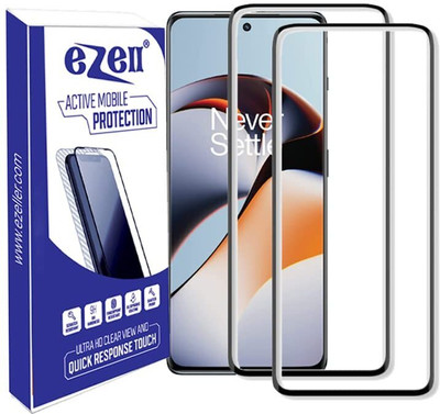 eZell Edge To Edge Tempered Glass for OnePlus 11R 5G(Pack of 2)