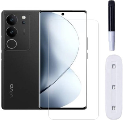 O2MG Edge To Edge Tempered Glass for vivo V30e 5G, vivo V30e(Pack of 1)