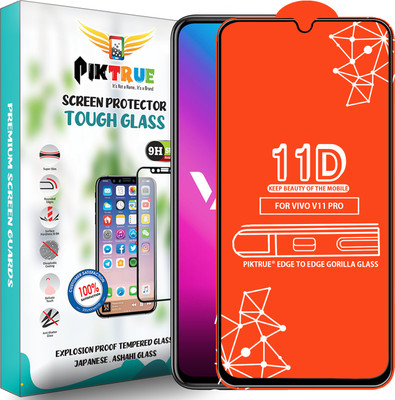 PikTrue Edge To Edge Tempered Glass for Vivo V11 Pro(Pack of 1)