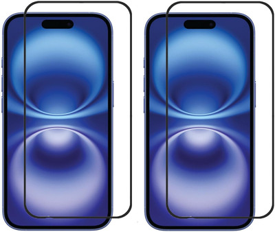 LIKECASE Edge To Edge Tempered Glass for Apple iPhone 16 Pro (6.3)(Pack of 2)