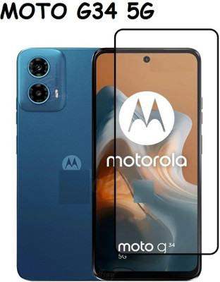 AB PRIME Edge To Edge Tempered Glass for moto g34 5G(Pack of 1)