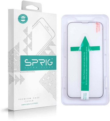 Sprig Edge To Edge Tempered Glass for Apple iPhone 16e, iPhone 16e(Pack of 1)