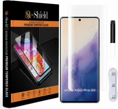 MS-Shield Edge To Edge Tempered Glass for Vivo X60 Pro 5G(Pack of 1)